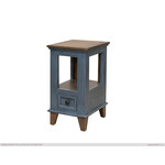 Toscana Blue Chairside Table