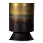 Four Hands Antonella End Table Rustic Brass Ombre