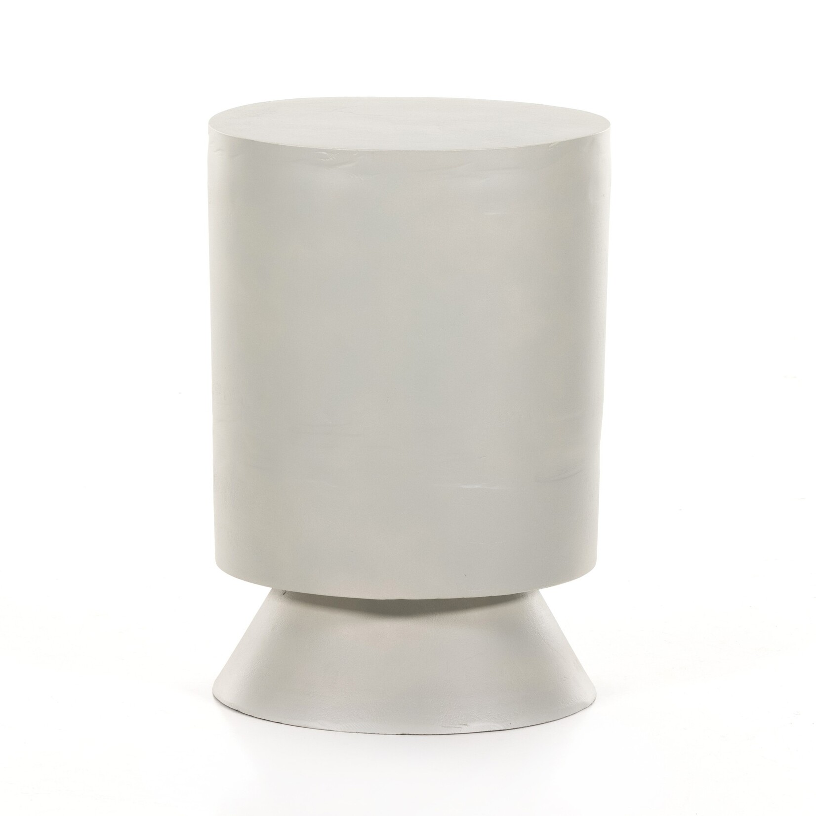 Four Hands Antonella End Table Textured Matte White