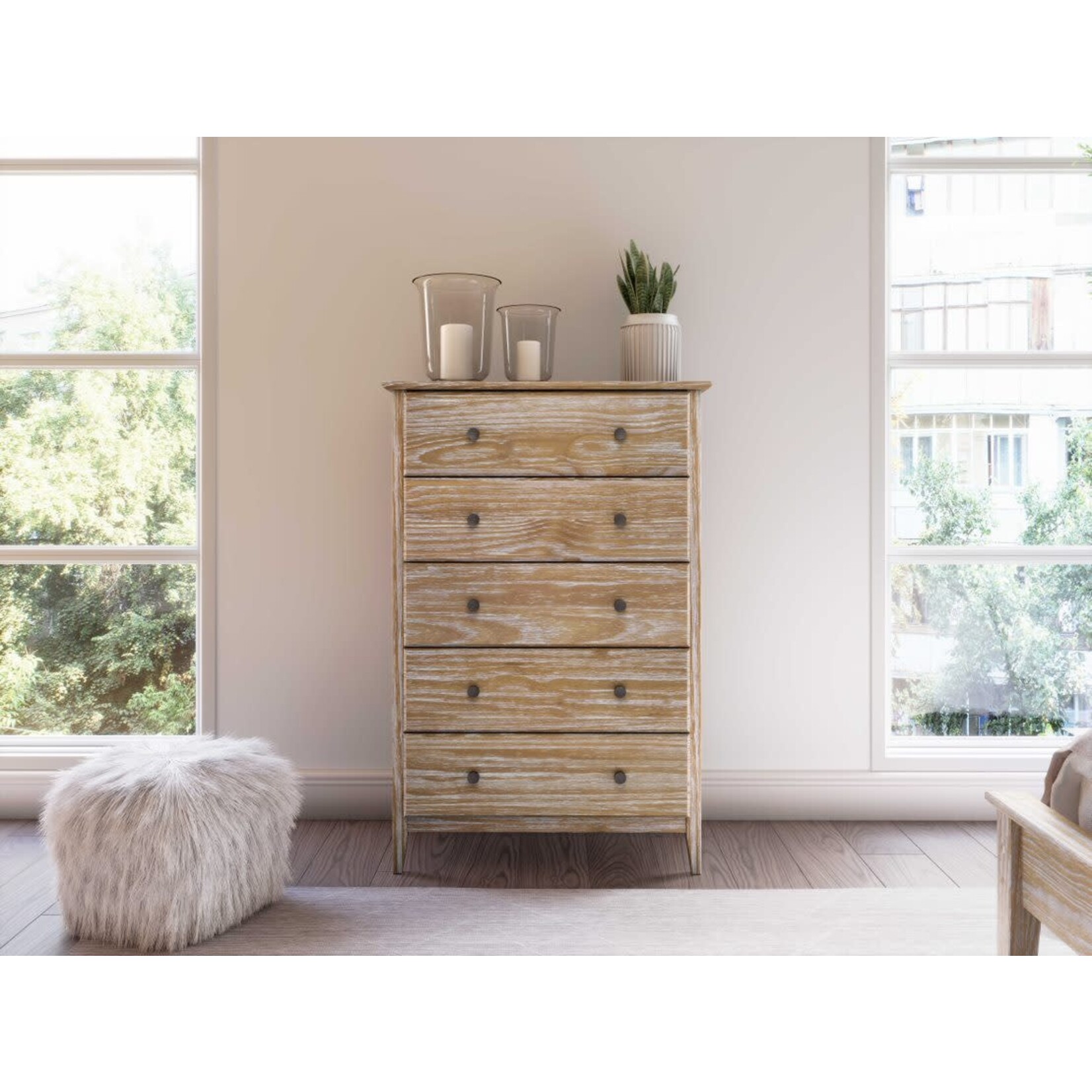 GrainWood Greenport Chest Brushed Driftwood