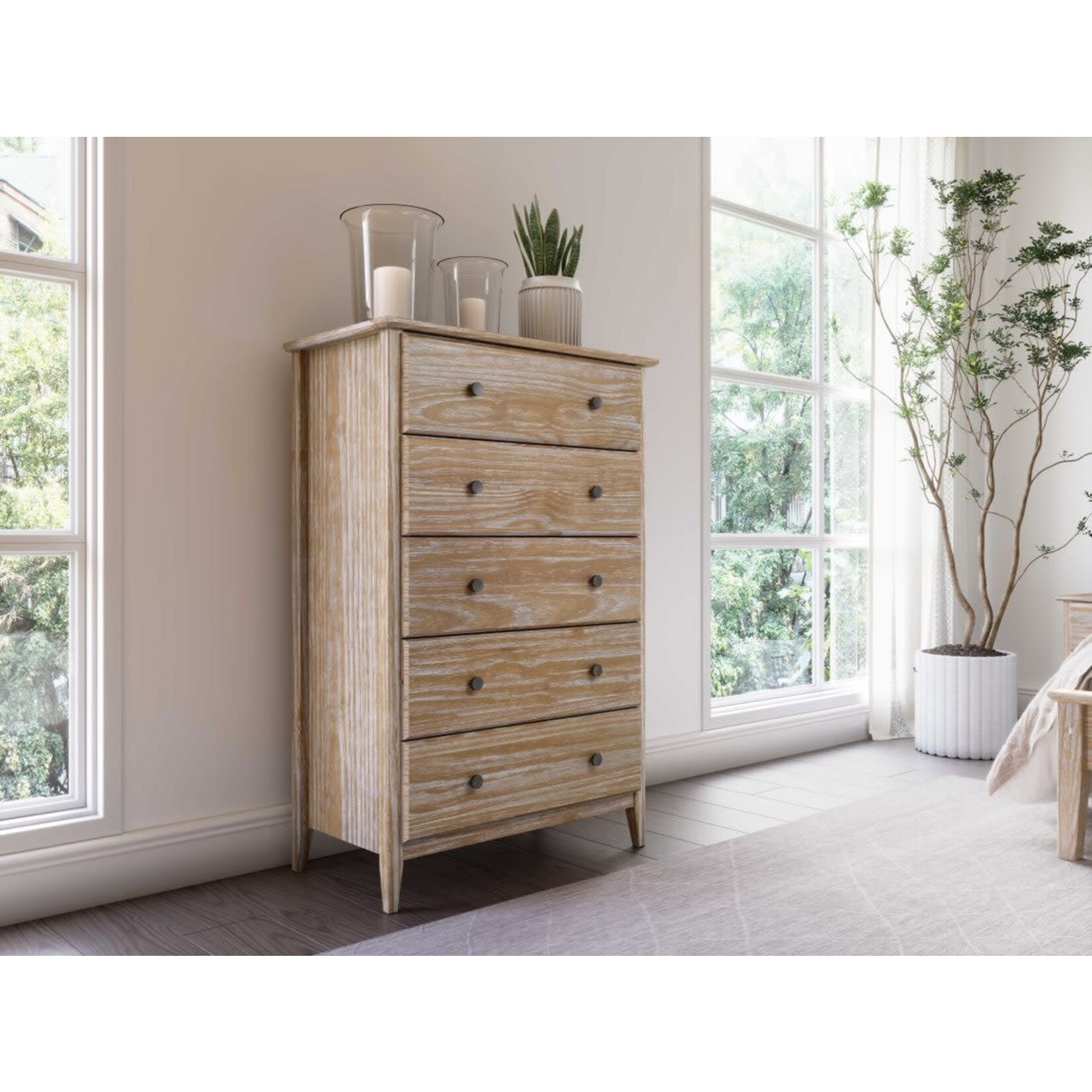 GrainWood Greenport Chest Brushed Driftwood