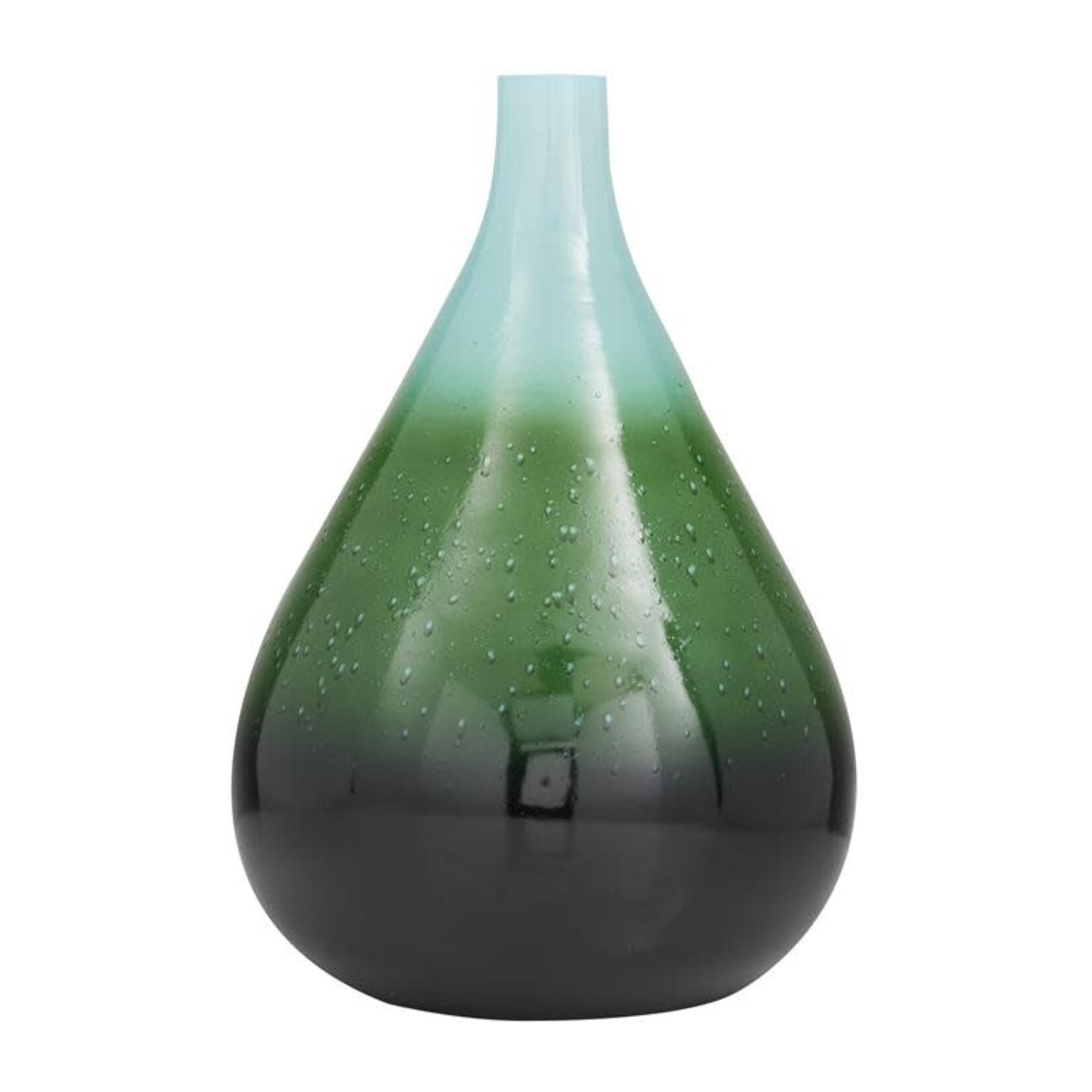 Uma Glass Vase Green 12"Wx18"H