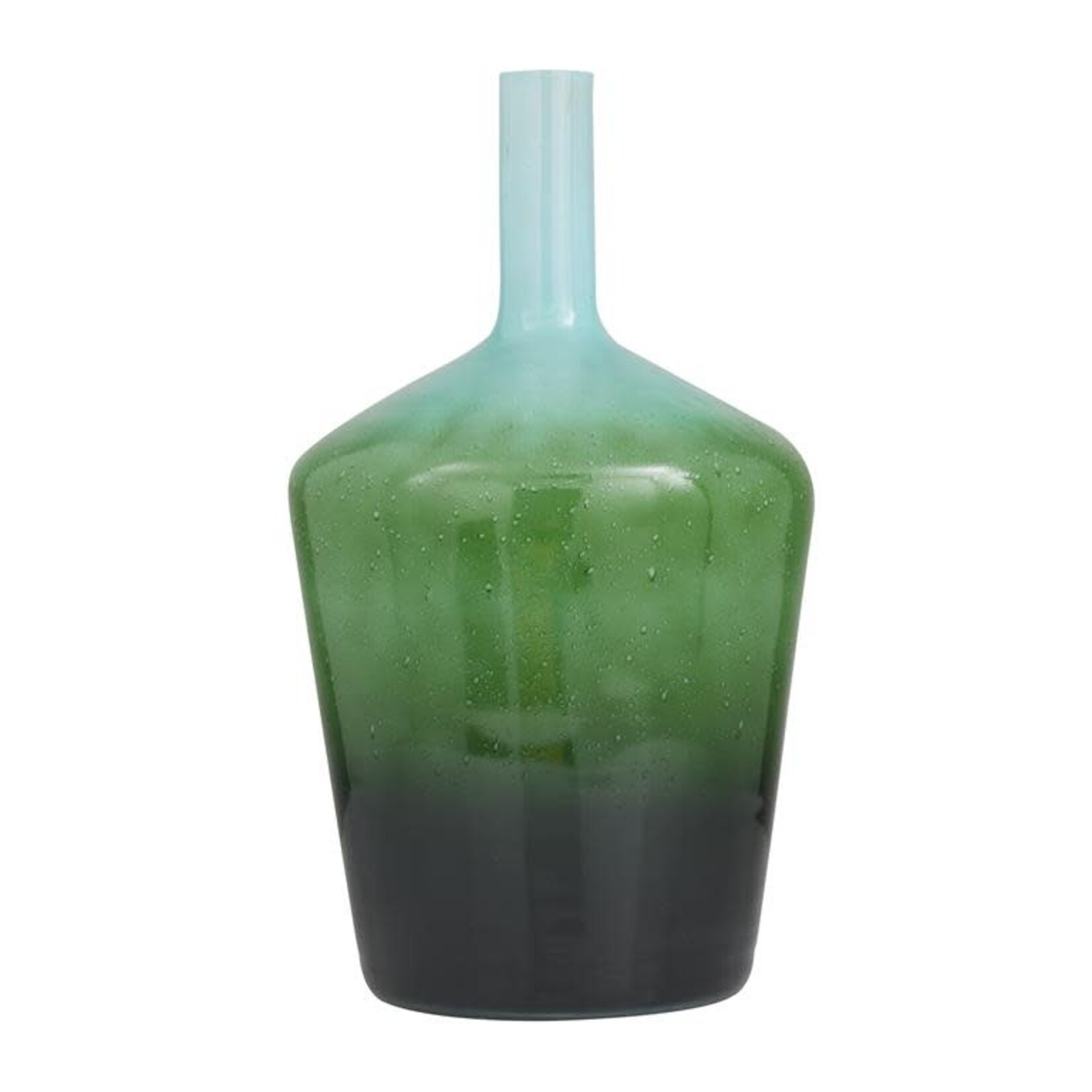 Uma Glass Vase Green 12"Wx21"H
