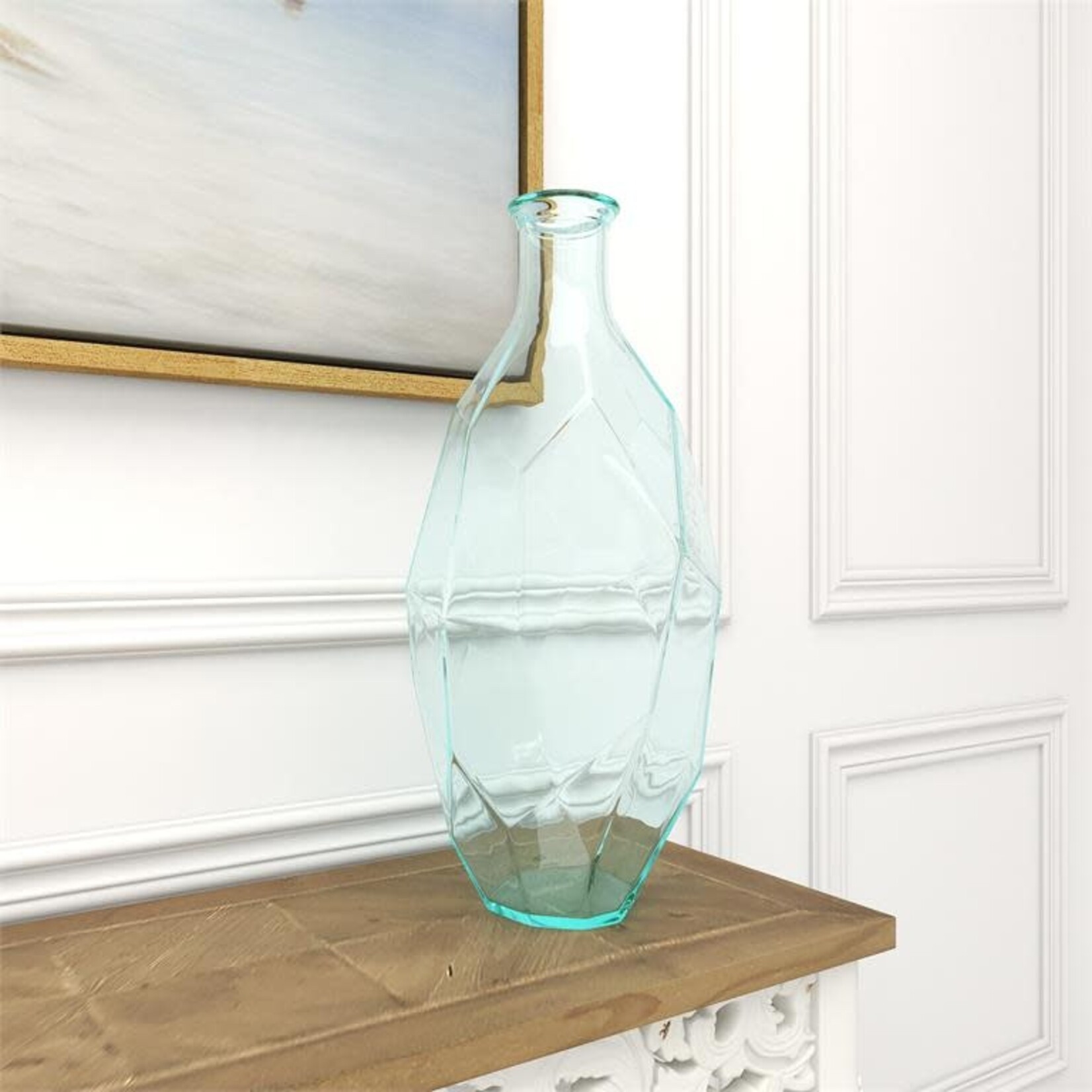 Uma 18265 Glass Vase 11"Wx23"H