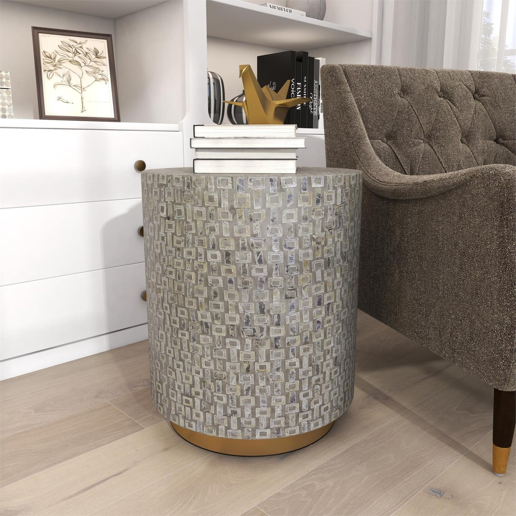 Uma Accent Table 18"Wx22"H