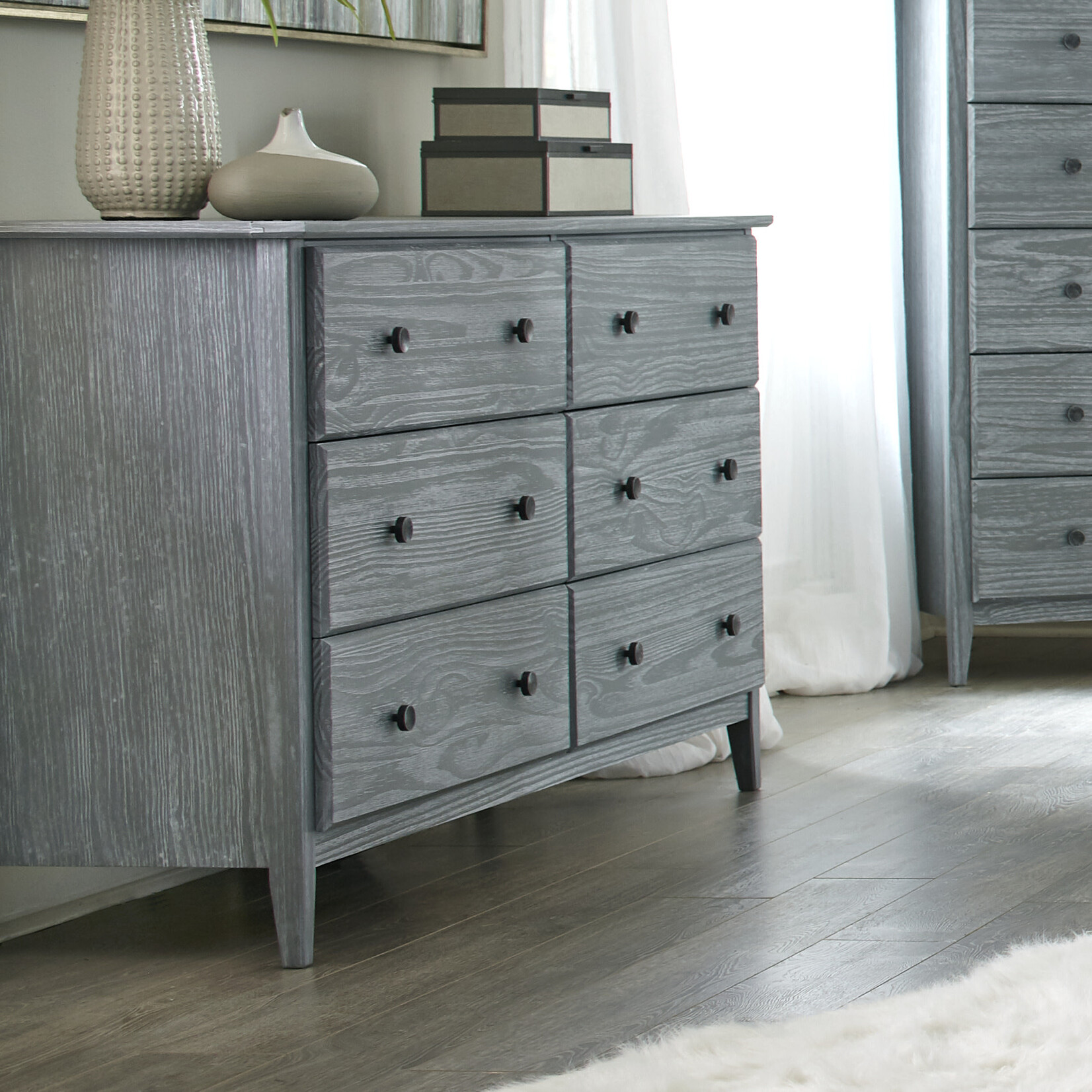 GrainWood Greenport Dresser Brushed Grey