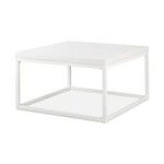 Four Hands Maximus Square Coffee Table White Concrete