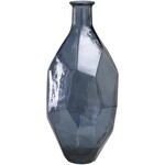 Uma Recycled Spanish Glass Vase Blue 24"H