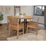 Tulum Round Dining Table and 4 Chairs
