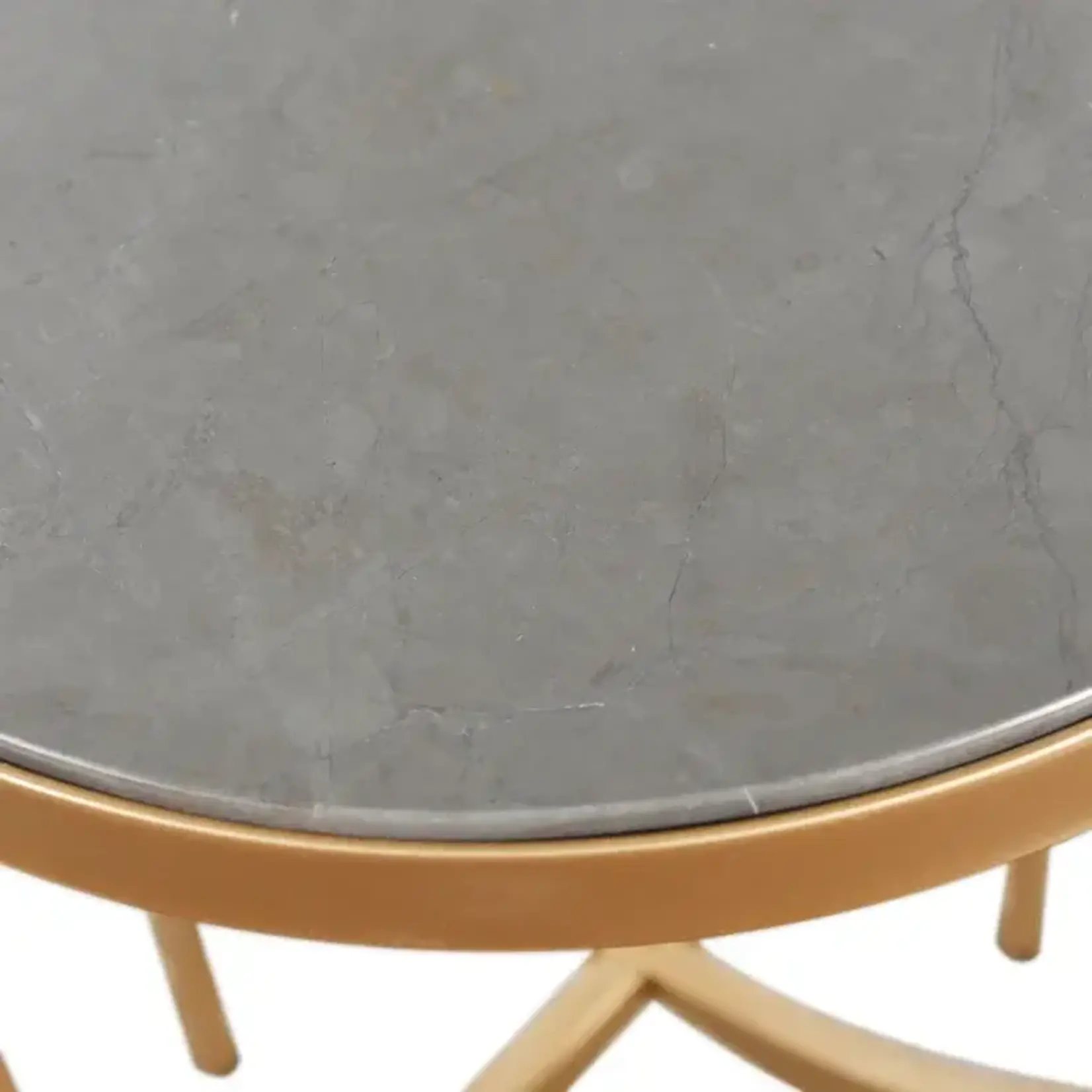 Stylecraft Austin Gold Side Table