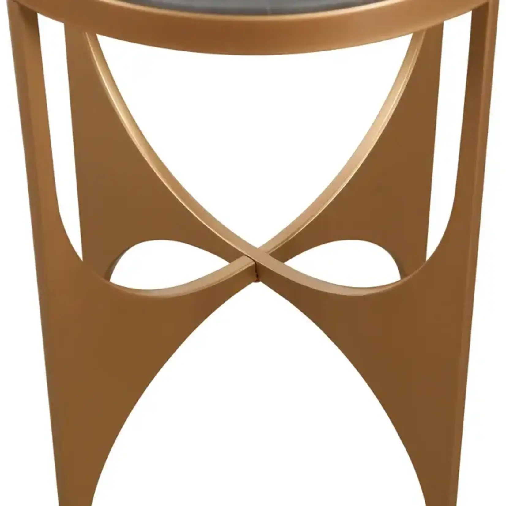 Stylecraft Austin Gold Side Table