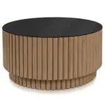 Stylecraft Fluted Barrel Round Coffee Table 36"