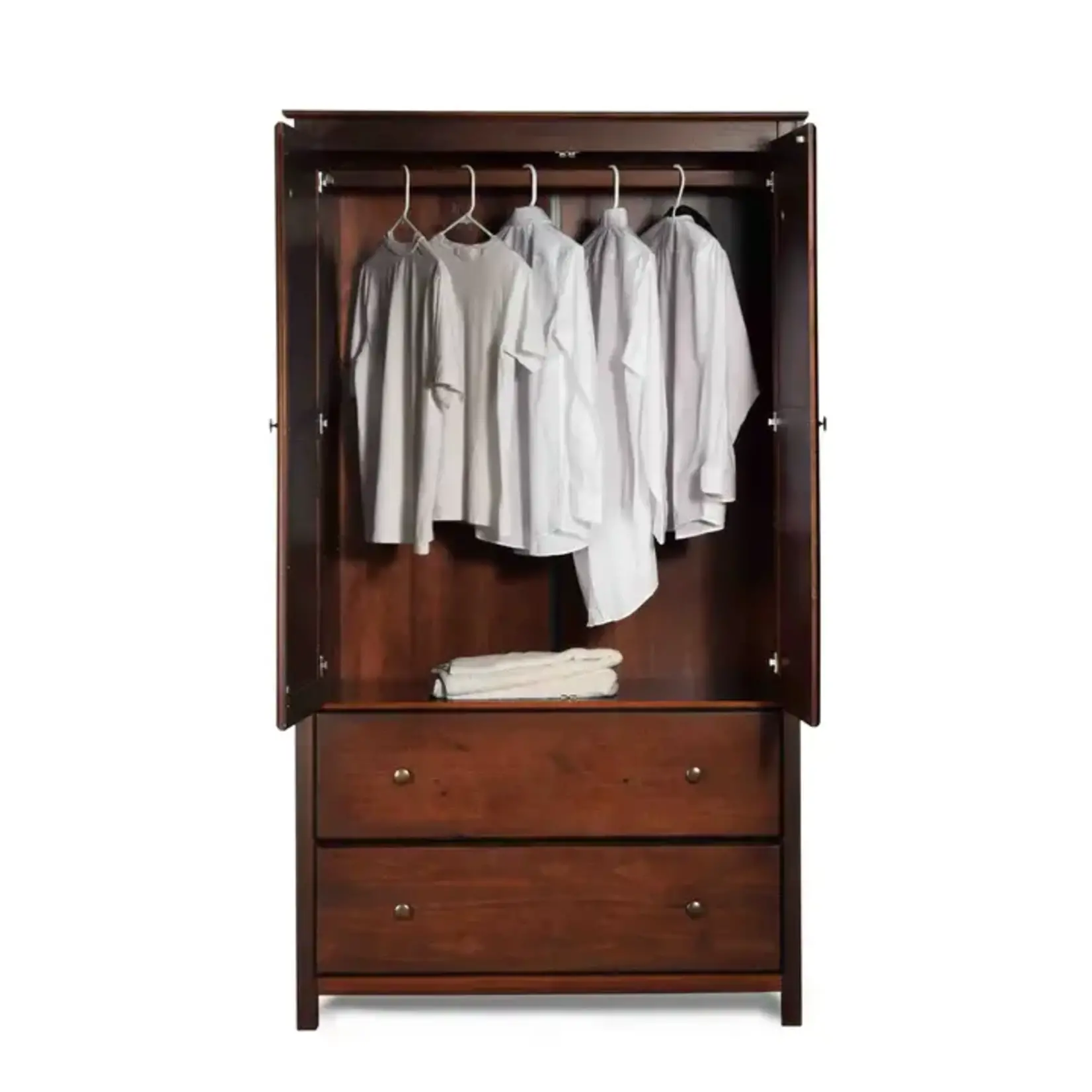 GrainWood Shaker 2 Door Wardrobe Cherry (J1L)