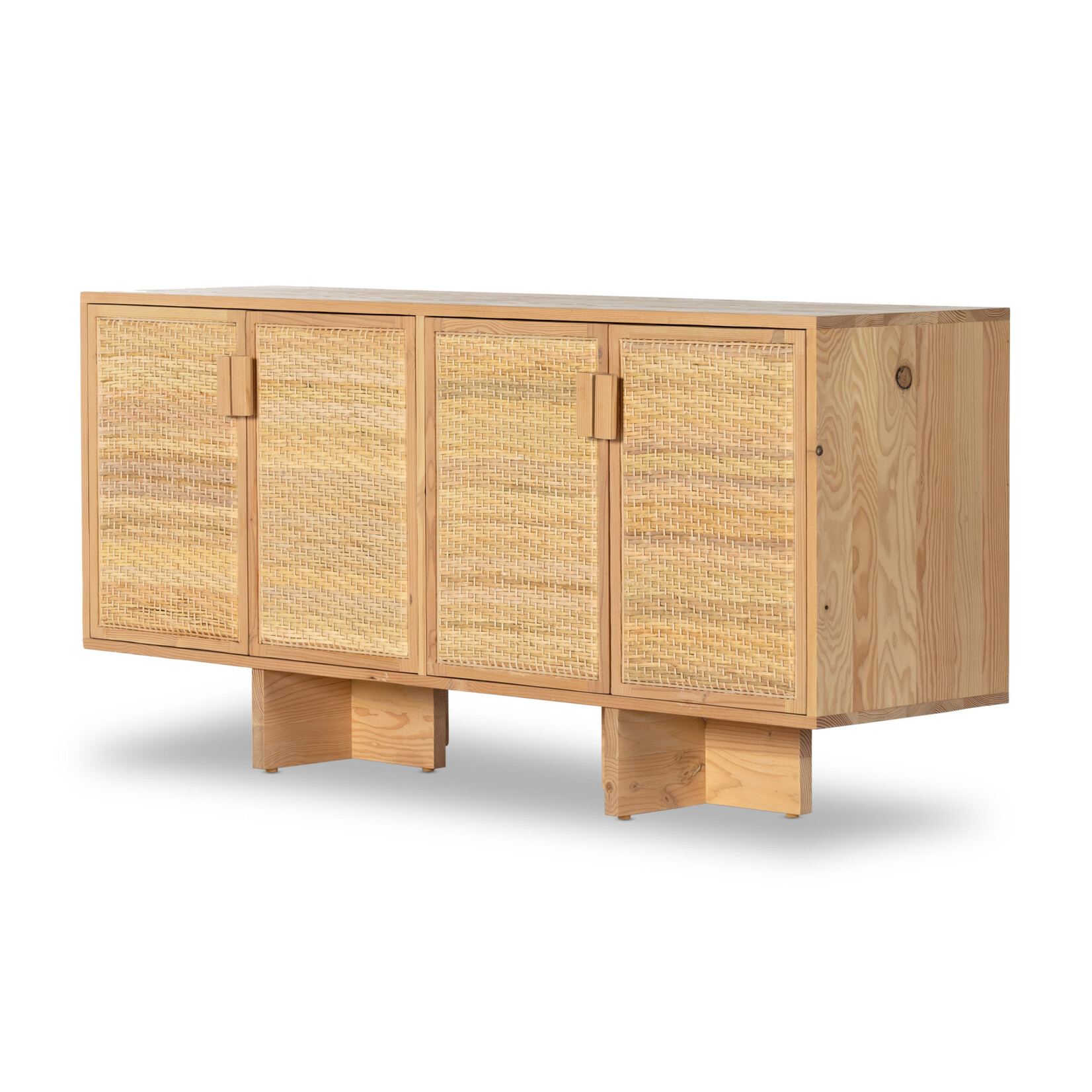 Four Hands Levon Sideboard Natural Woven Rod Cane