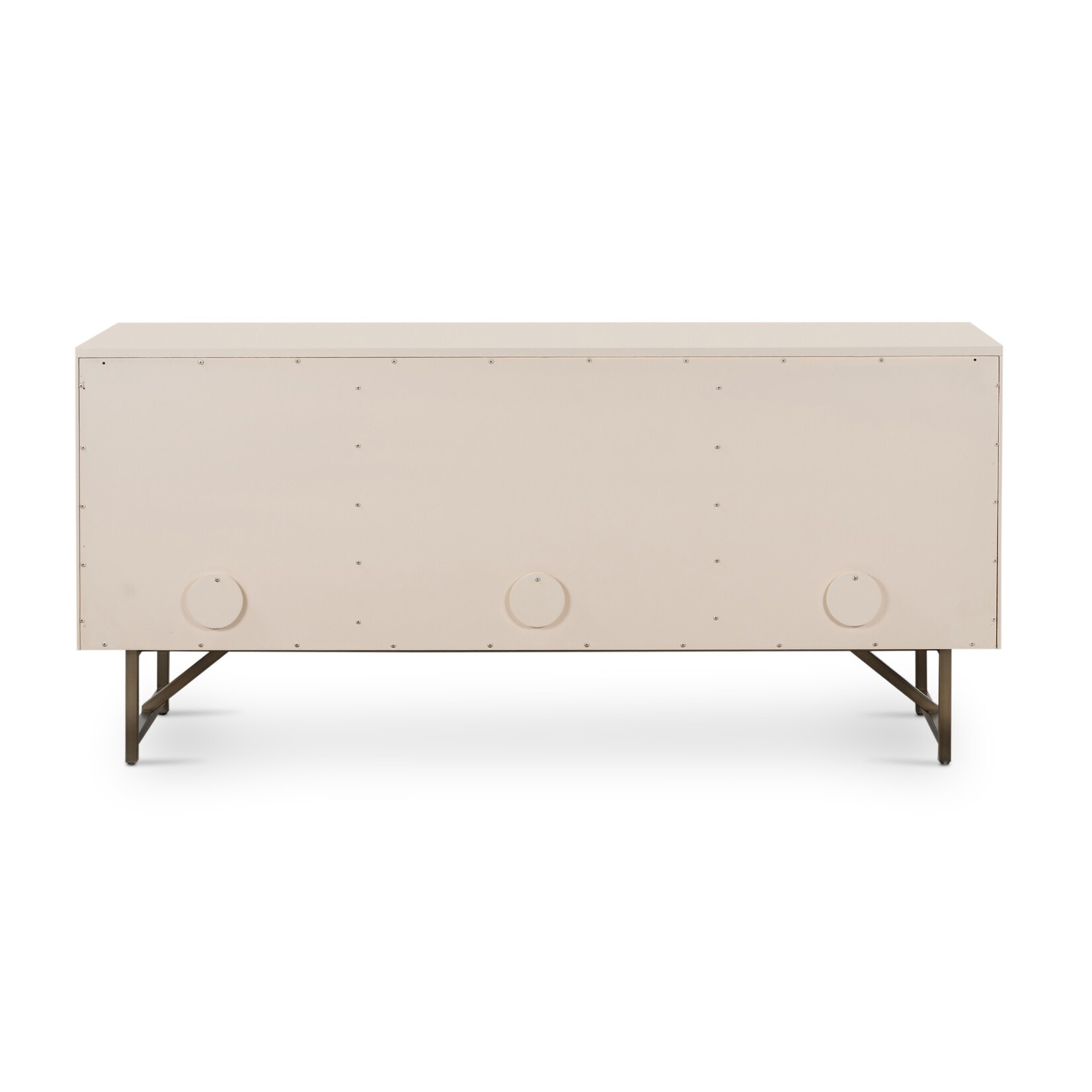 Four Hands Van Media Console Matte Alabaster