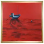 Stylecraft Red Water Sailboat Artwork