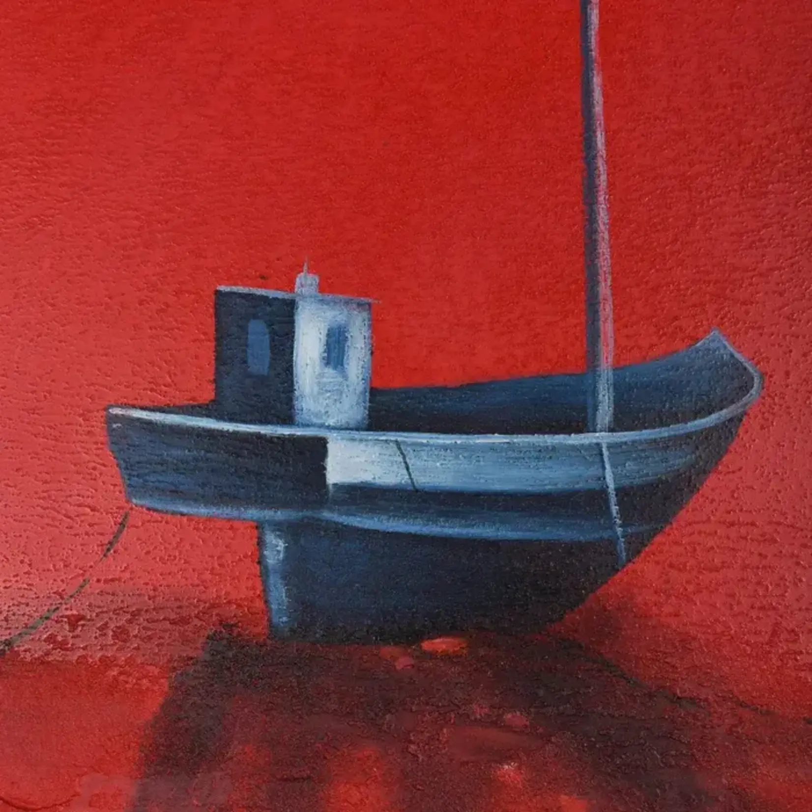 Stylecraft Red Water Sailboat Artwork