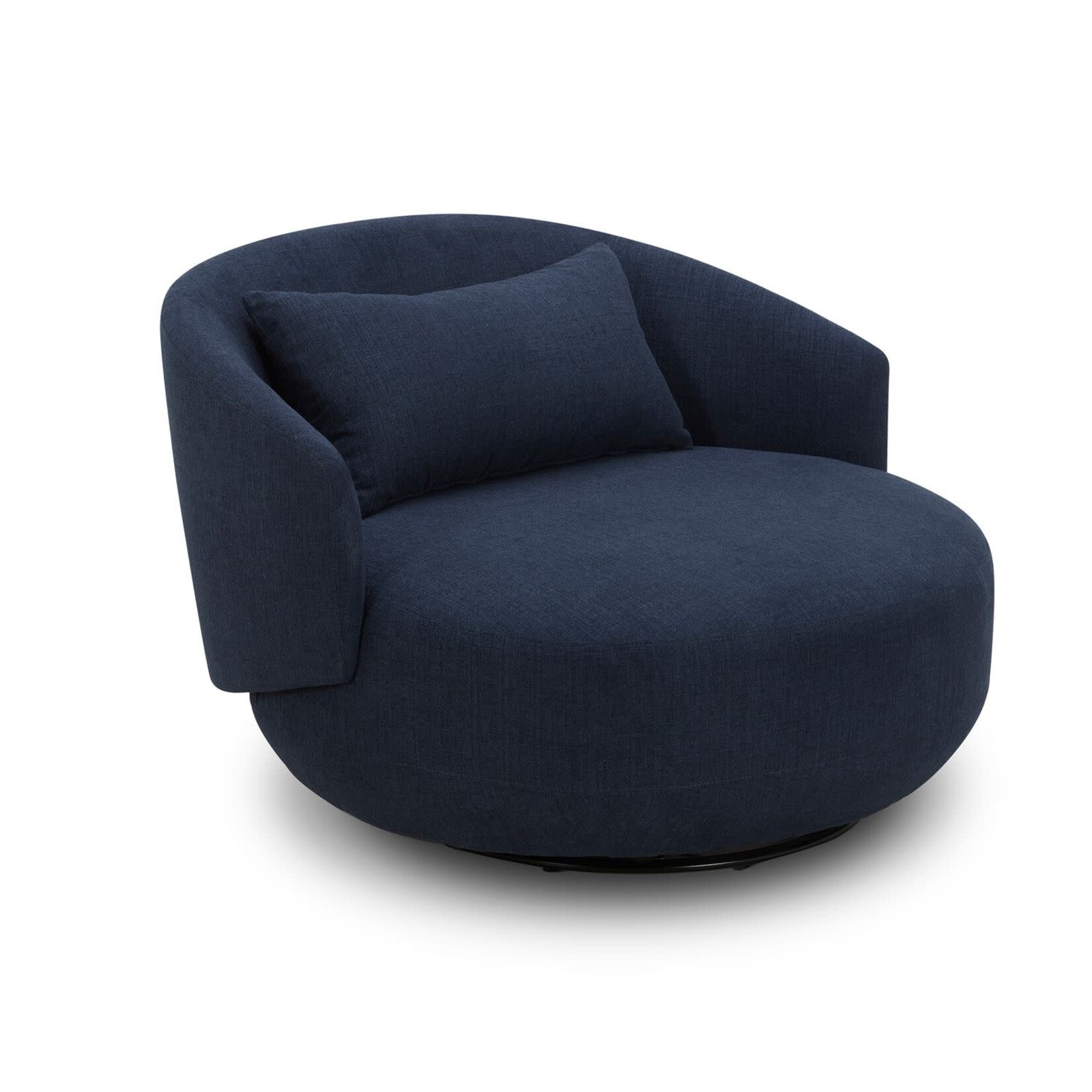 Liberty Furniture Haley Swivel Cuddler Navy