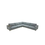 Classic Home Donovan 3pc Sectional Gray
