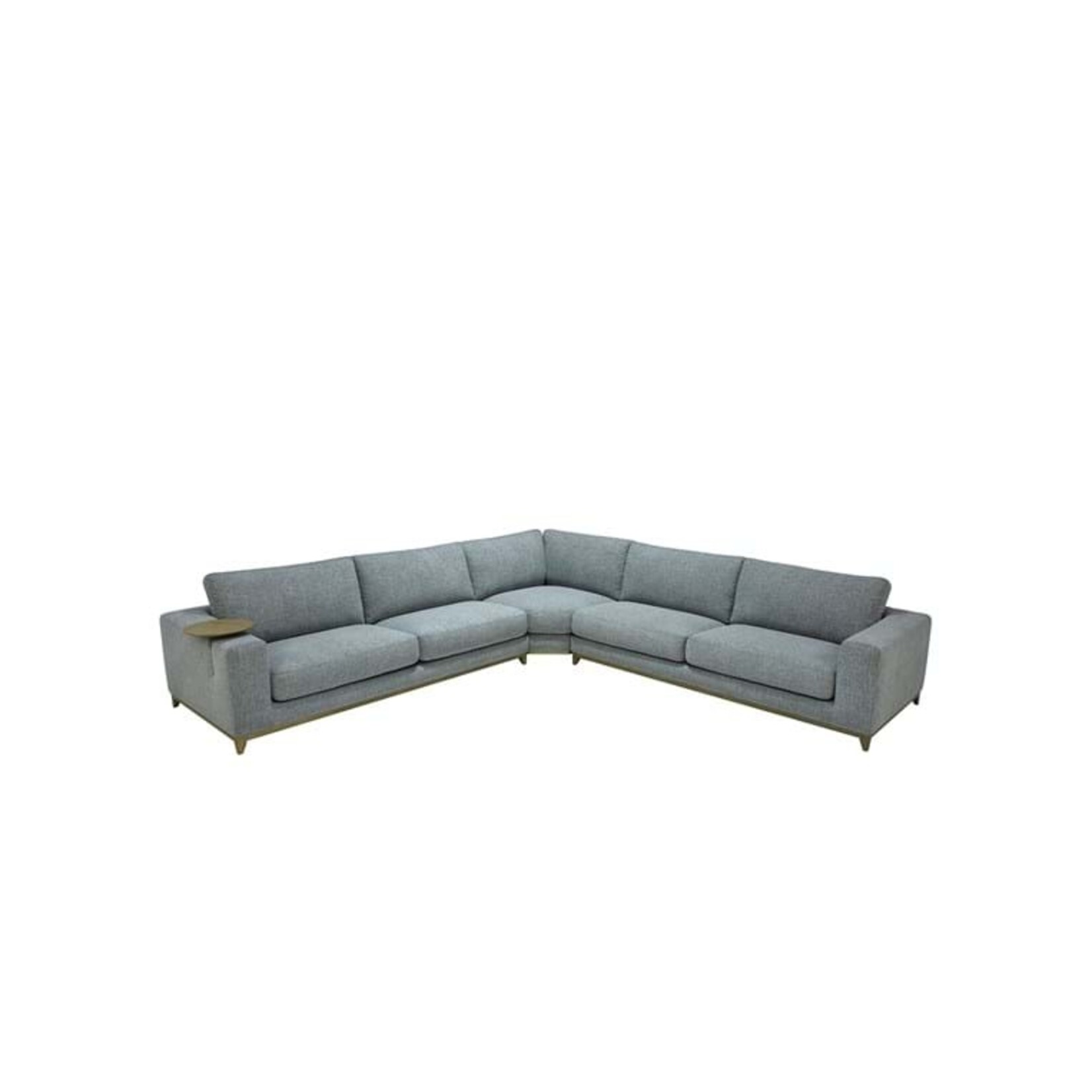 Classic Home Donovan 3pc Sectional Gray