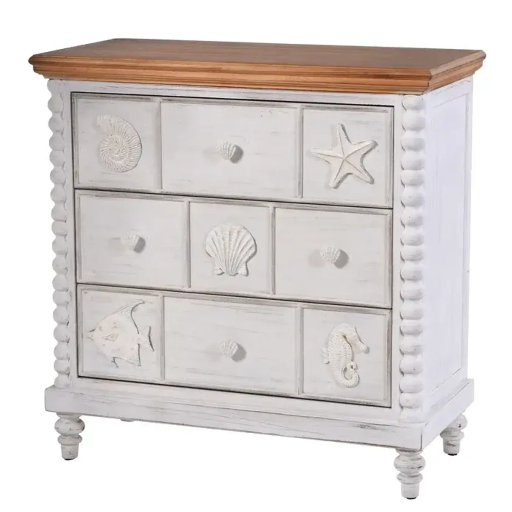 Stylecraft 3 Drawer Chest Bobbin Spool Corner Posts (FW)