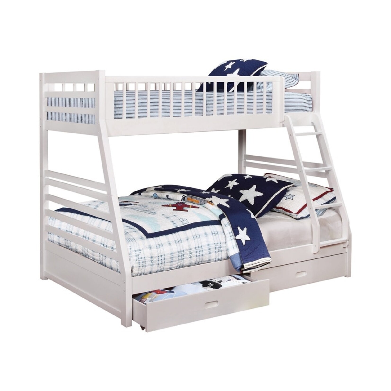 Coaster Furniture Ashton Twin/Full Bunk Bed White