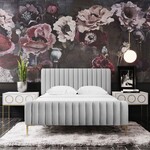 Angela Grey Bed Queen