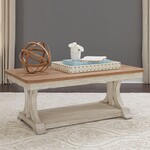 Liberty Furniture Farmhouse Reimagined Rectangular Cocktail Table