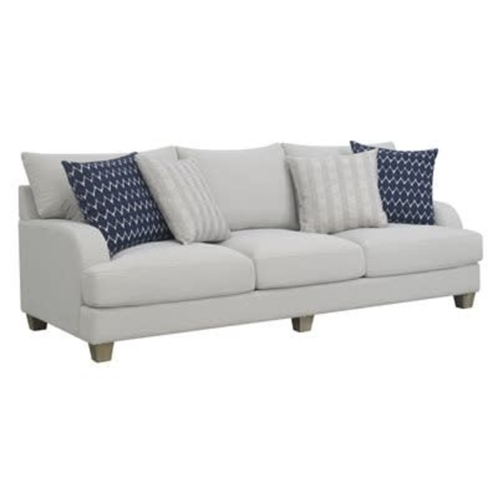 Sofa w/4 Pillows Grey