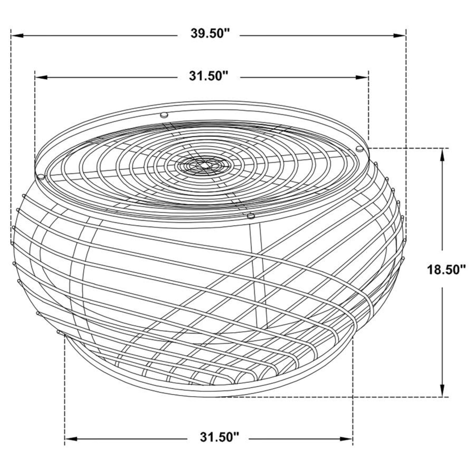 Coaster Furniture Dahlia Round Coffee Table