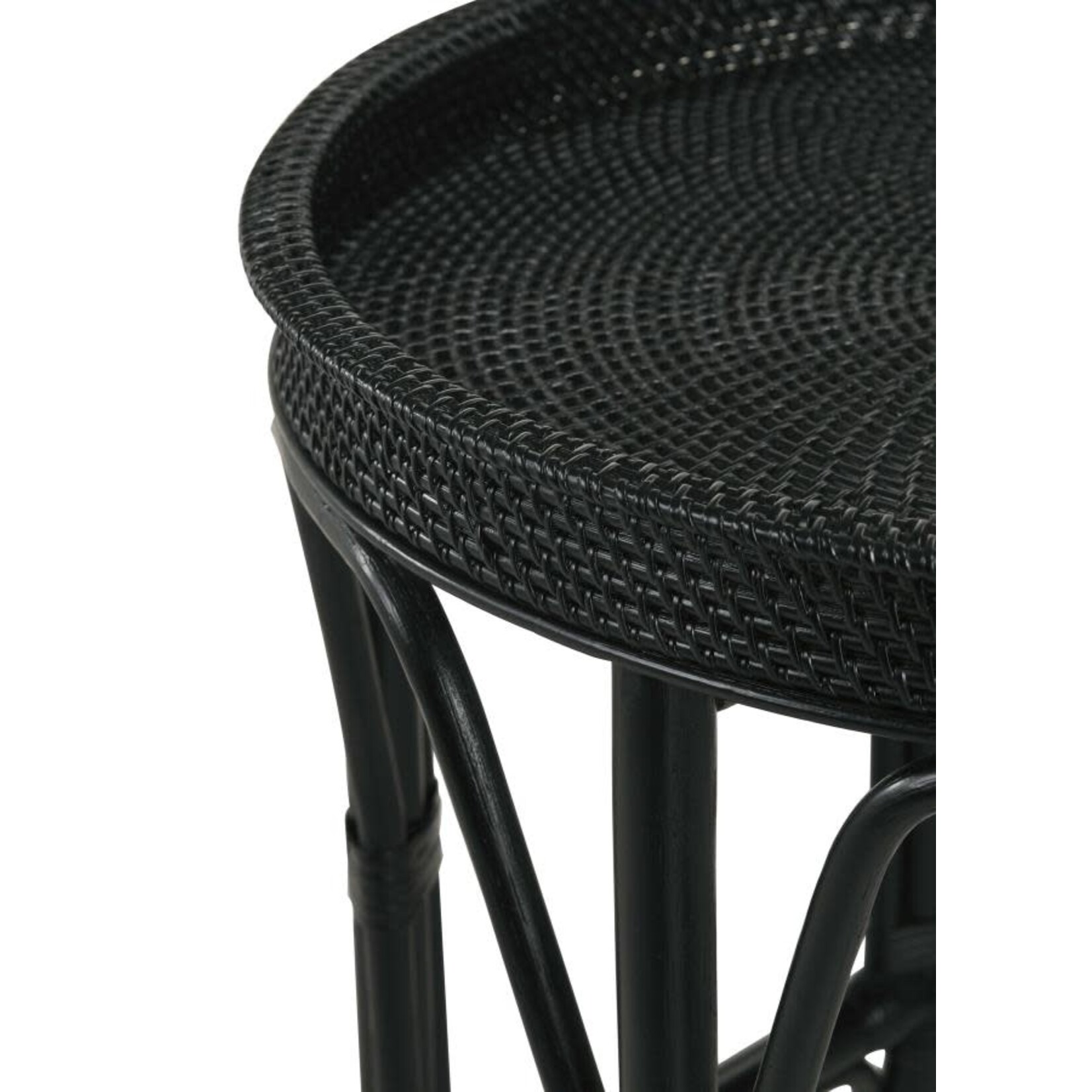 Coaster Furniture Antonio Round Accent Table Black