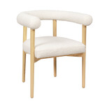 TOV Spara Cream Boucle Dining Chair