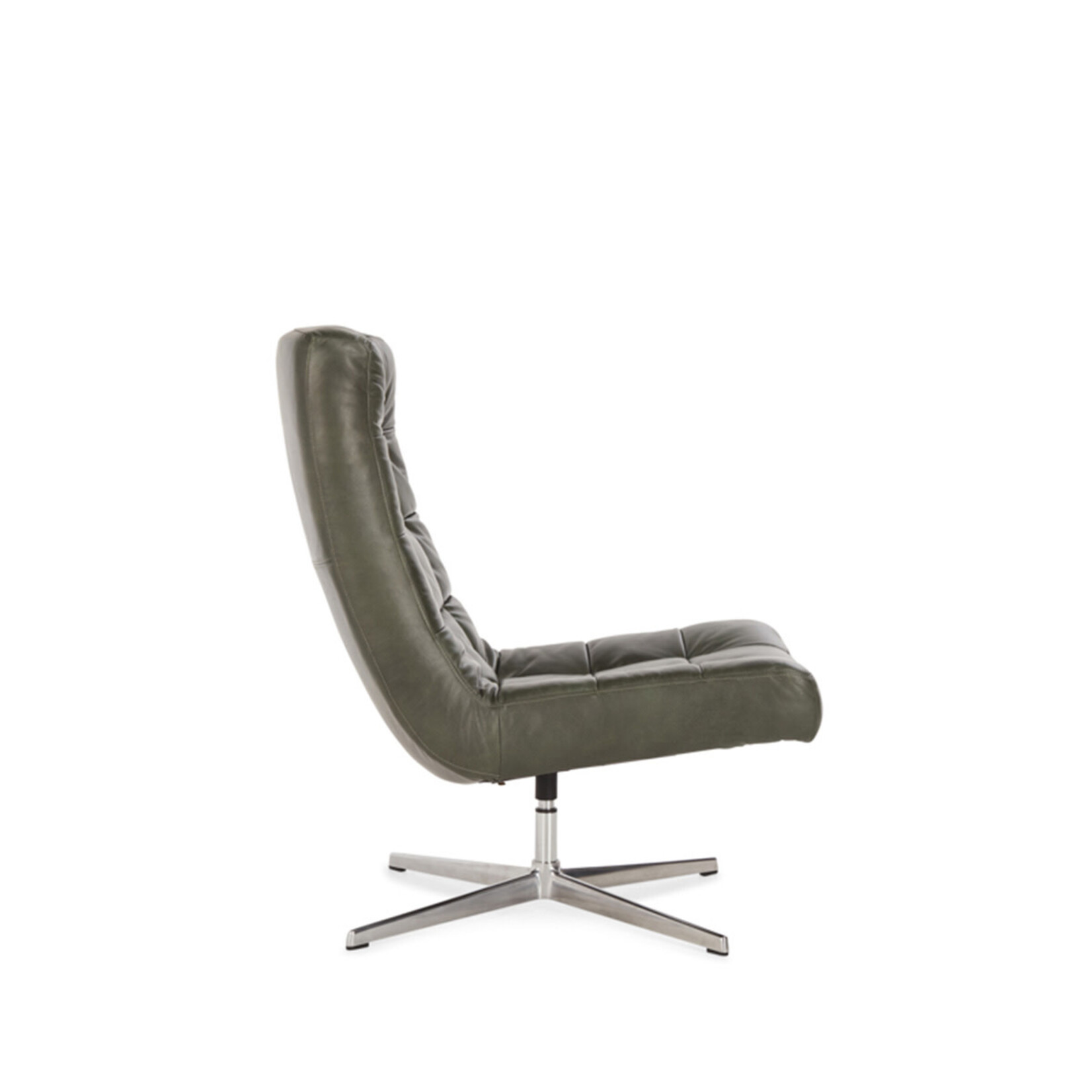 Porter Swivel Accent Chair Forest Green