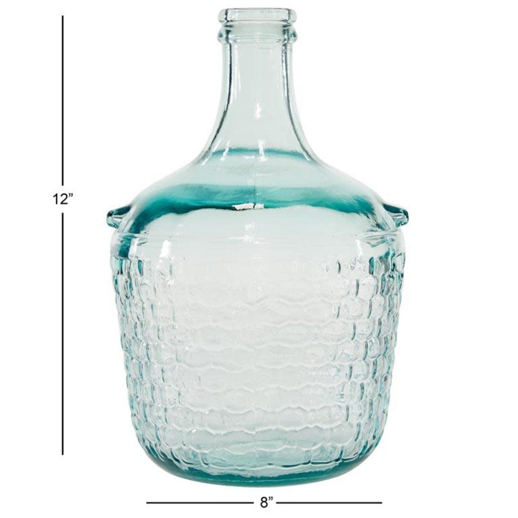 Uma Recycled Glass Vase 8Wx12H