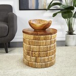 Uma Round Side Table 18Wx18H