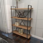 Uma Metal Wood Shelf 47Wx67H