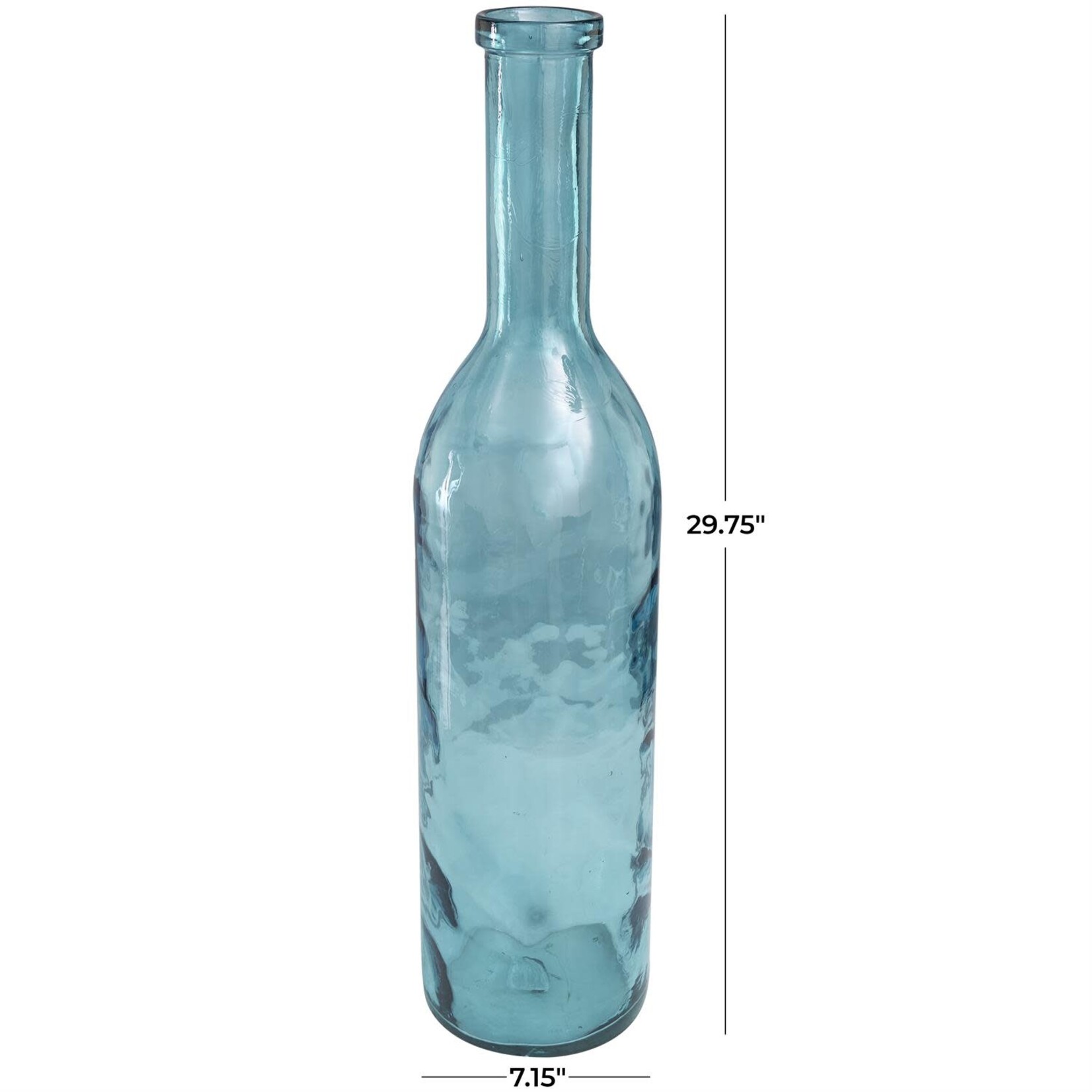 Uma Recycled Spanish Glass Vase 7Wx30H