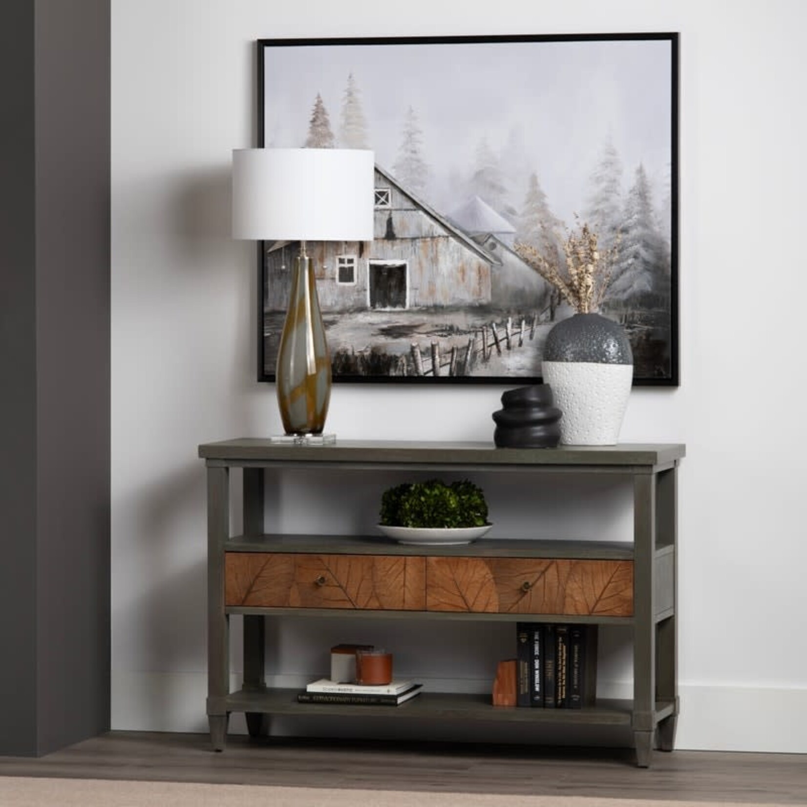Crestview Arbor Two-Drawer Console Table (FW)