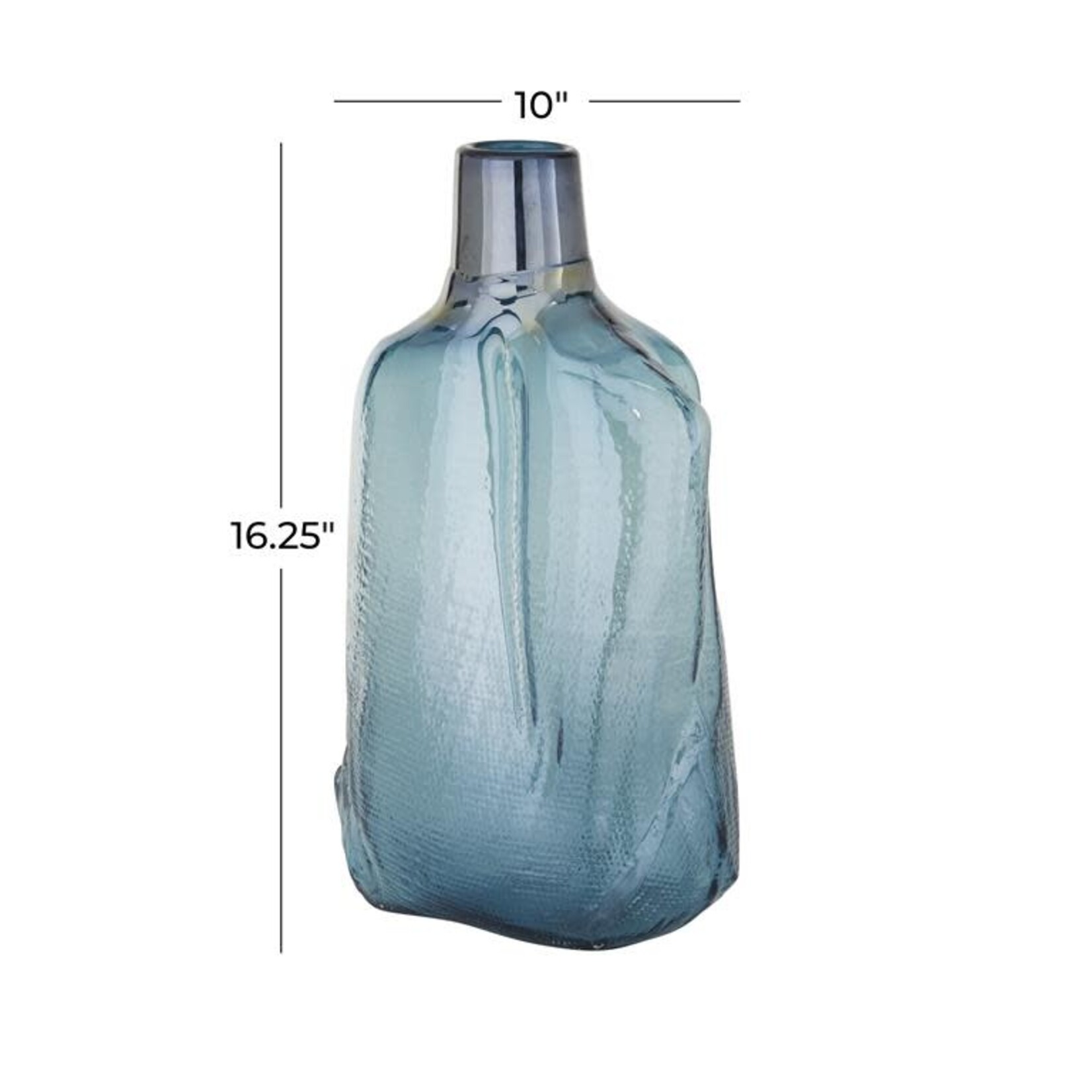 Uma Glass Vase 10Wx16H