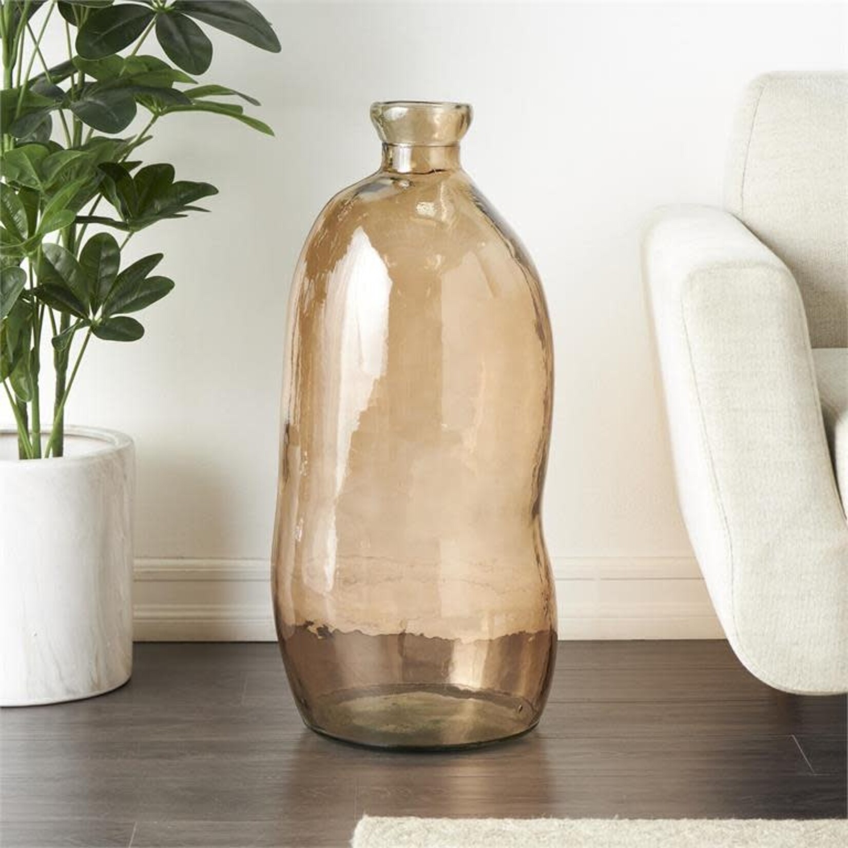 Uma Recycled Glass Vase 13Wx29H
