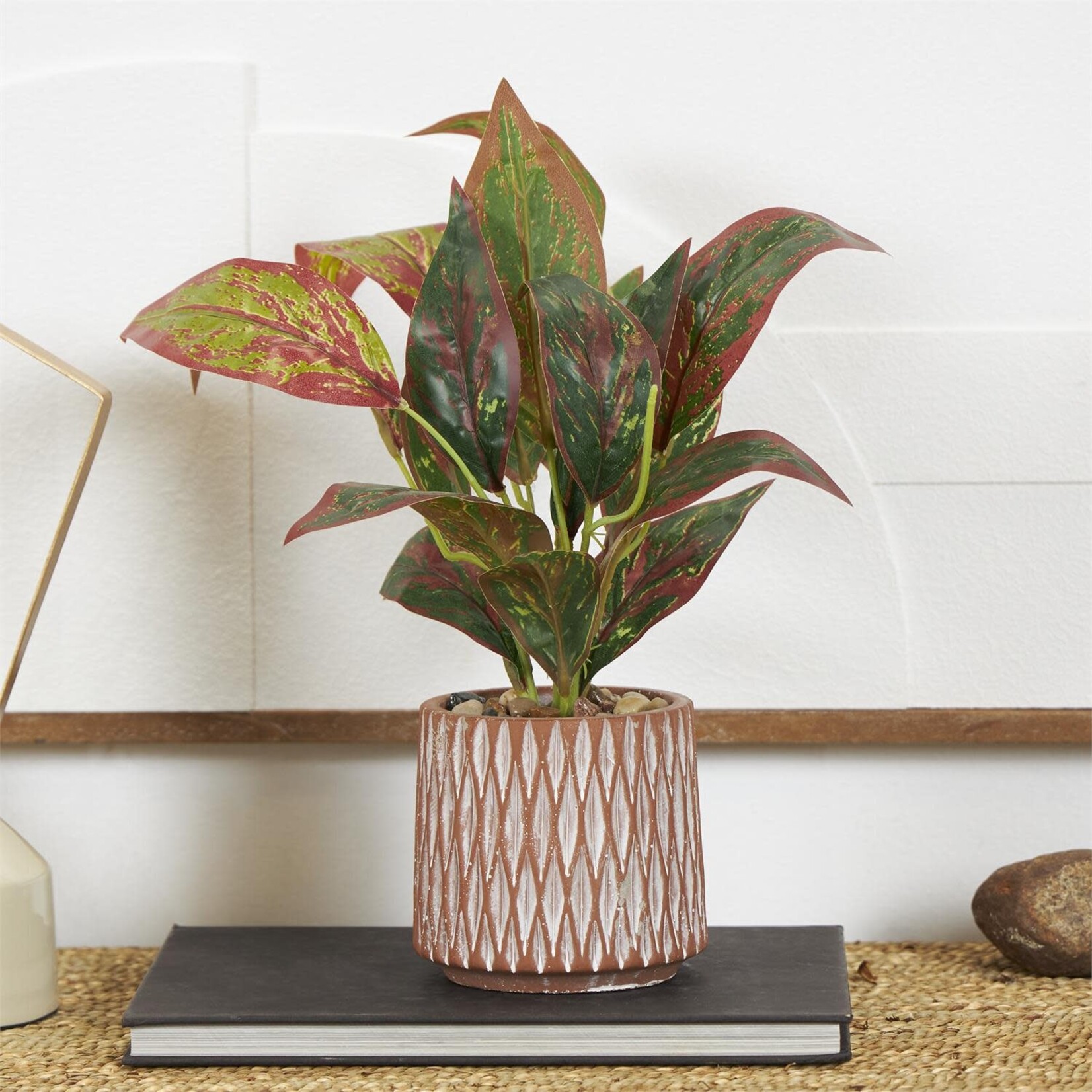Uma Ceramic Planter 69085 10Wx14H