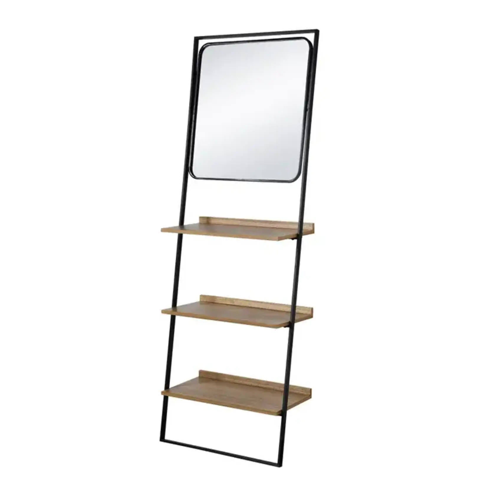 Stylecraft Decorative Wall Shelf w/Mirror 71.8x24.5x12