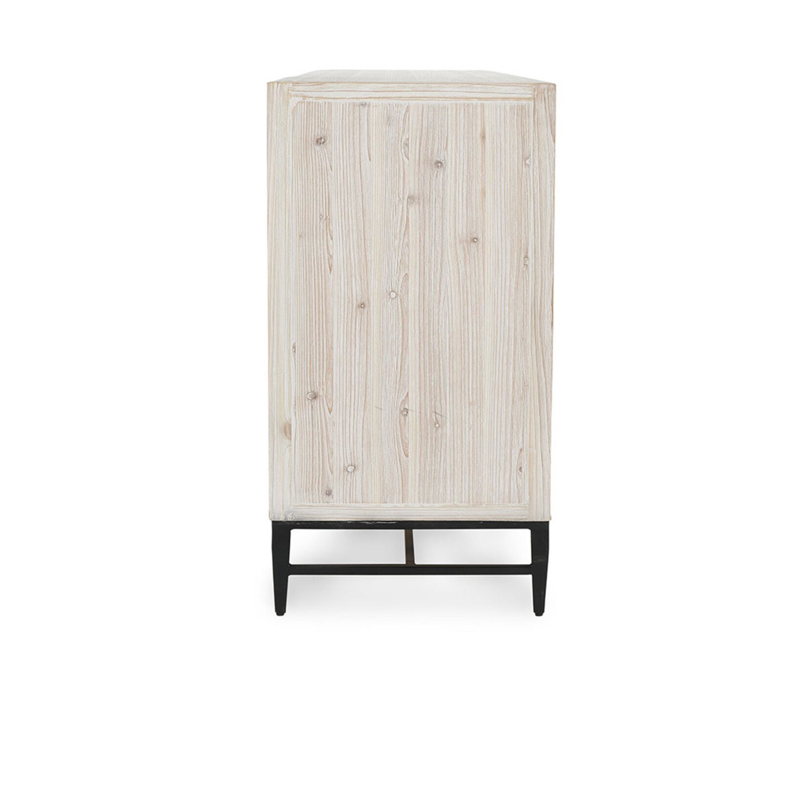 Classic Home Beatrice Reclaimed Pine 4Dr Cabinet White