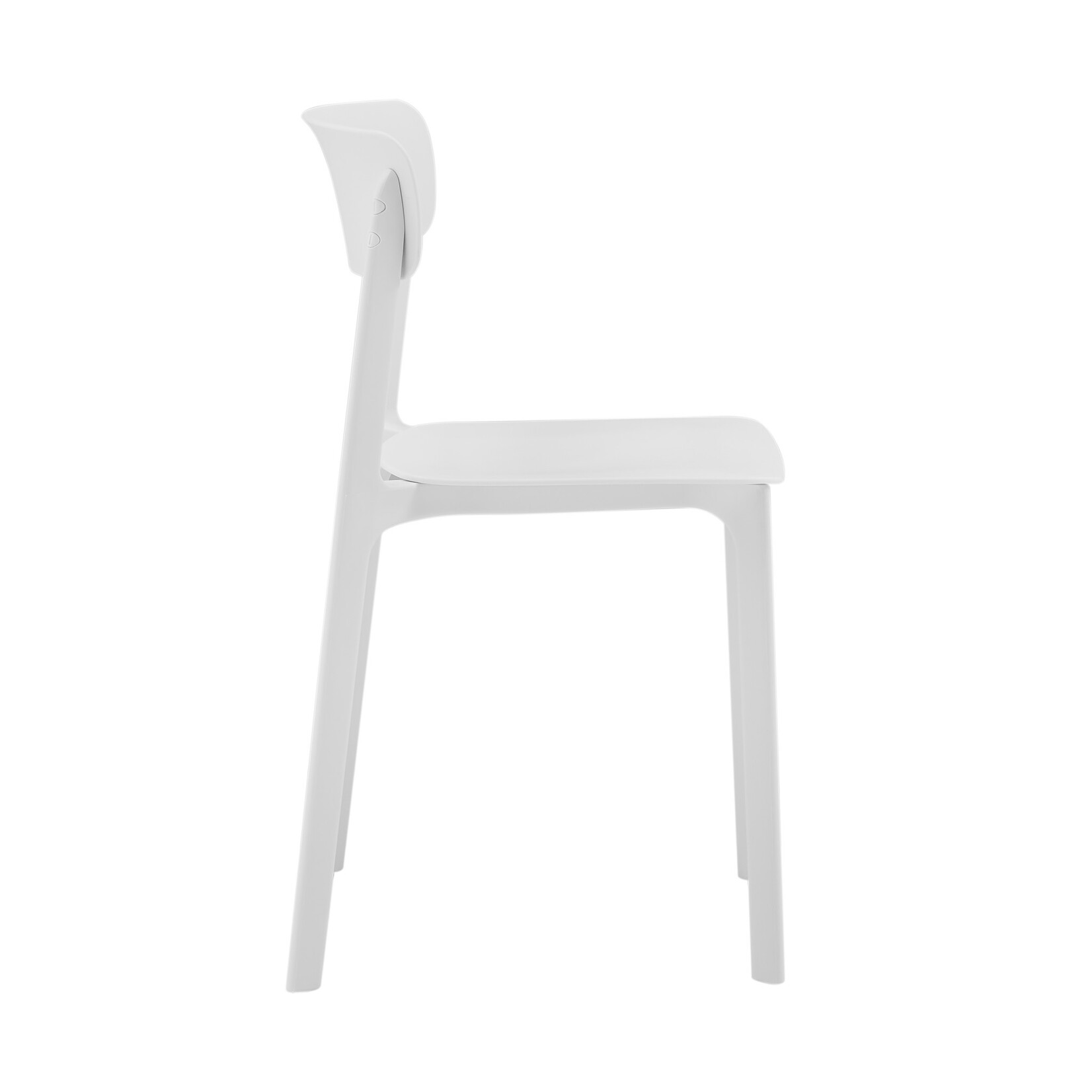 EuroStyle Tibo Indoor/Outdoor Side Chair White