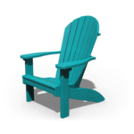 Patiova Poly Adirondack Chair Aruba Blue