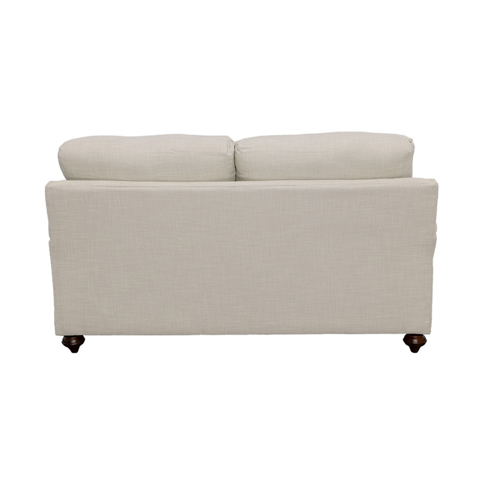 Coaster Furniture Light Grey Loveseat 66" w/Blue Accent Pillows