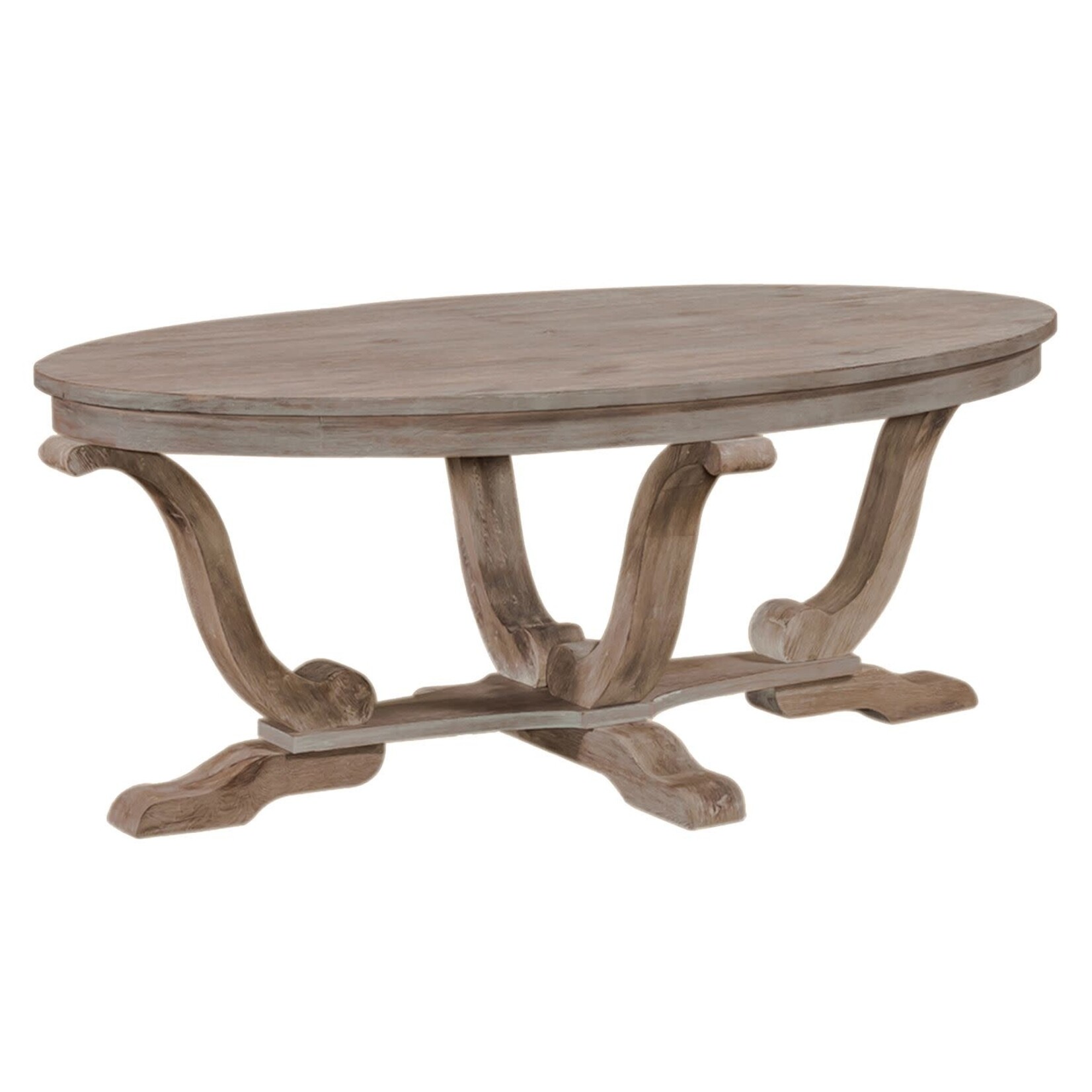 Liberty Furniture Greystone Mill Oval Coffee Table
