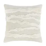 Classic Home V280023 22x22 pillow Passage Ivory FW