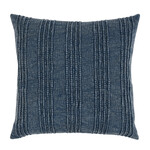 Classic Home V250073 22x22 pillow Gratitude Navy Blue