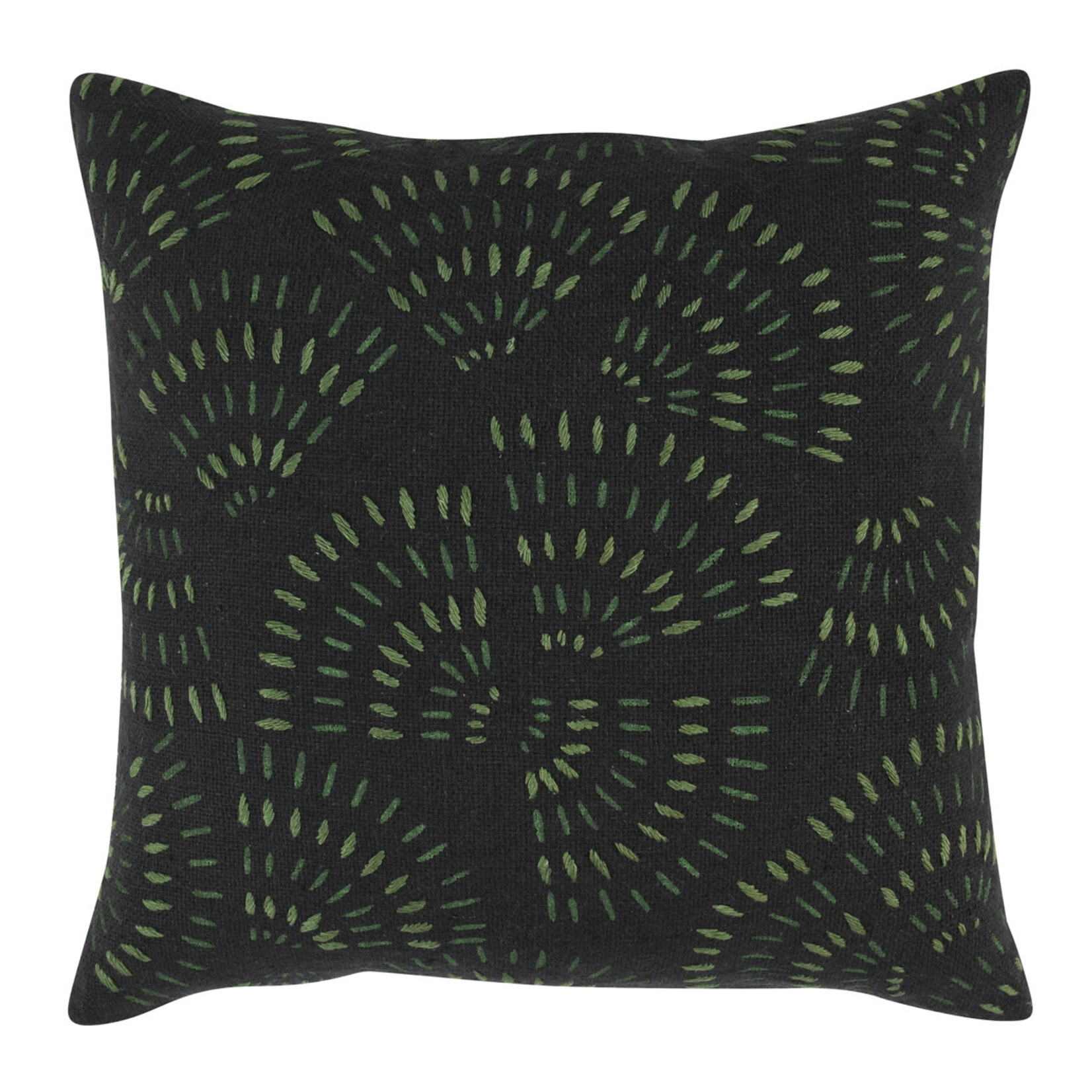 Classic Home V250112 22x22 pillow Kora Black/Green